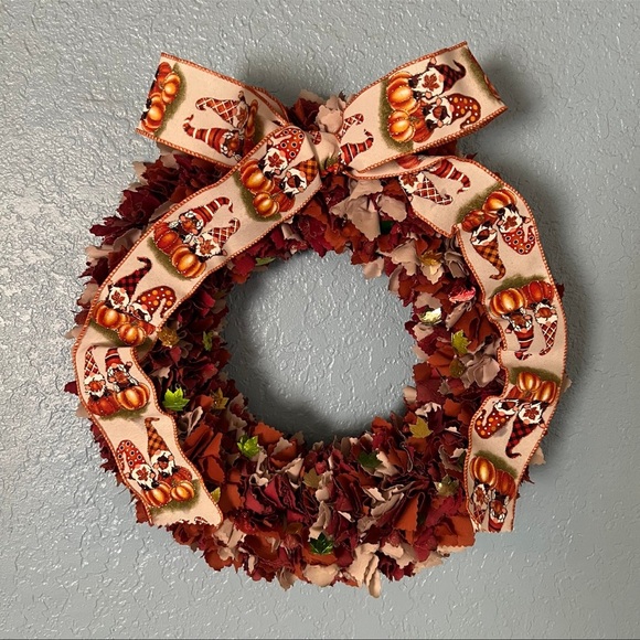 Other - Handmade Autumn/Fall Gnome Wreath